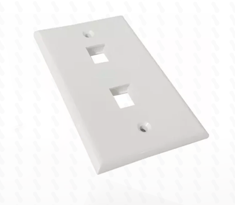 PLACA PARED SIMPLE SATRA 2 PTO BLANCO SATRA