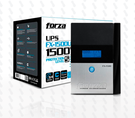 UPS INTERACTICA FORZA FX-1500LCD-U 1500VA/840W 200V