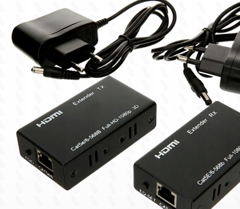 EXTENSOR HDMI 60 METROS UTP RJ45 FULL HD 1080P CAT5E/CAT6