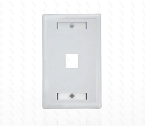 PLACA PARED SIMPLE SATRA 1 PTO BLANCO SATRA