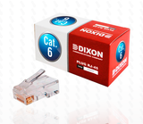CONECTORES RJ45 CAT6 DIXON