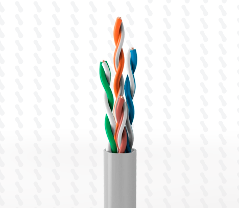 CABLE CCA UTP CAT6 24AWG PVC INTERIORES 305MT GRIS KONEXXION