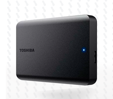DISCO DURO EXTERNO TOSHIBA CANVIO BASIC 2TB, USB 3.0 2.5"