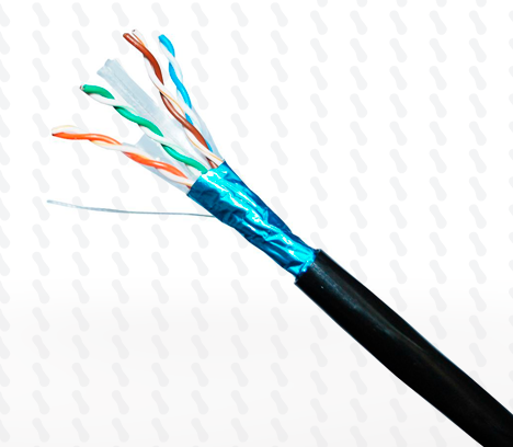 CABLE DE RED DIXON 9067 CAT6 PURO COBRE STP EXTERIORES UV 305M