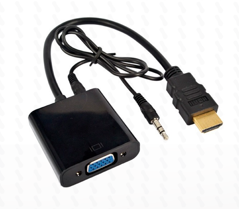 ADAPTADOR DE HDMI A VGA CON AUDIO